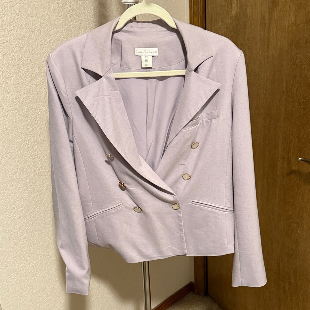House of Harlow 1960 Lilac Blazer Size L